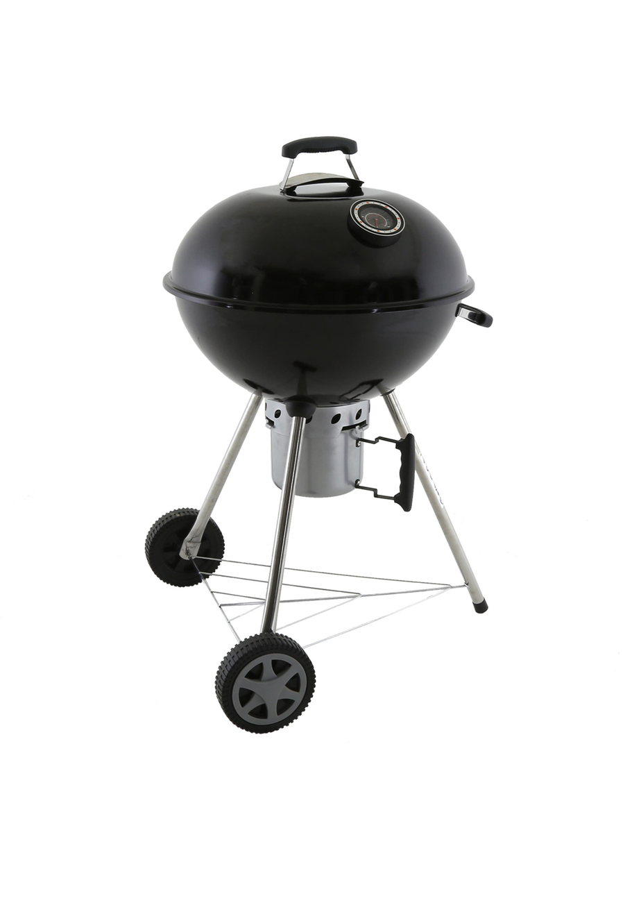 Charles Bentley Premium Charcoal  Kettle BBQ Enamel Coated Steel Black