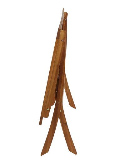 Charles Bentley FSC Acacia Hardwood Rectangular Folding Table (H74cm x W120cm x D70cm)