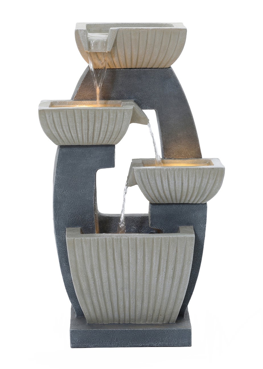 Charles Bentley Elbe Cascading Water Feature (H65cm x W38cm x D26.5cm)