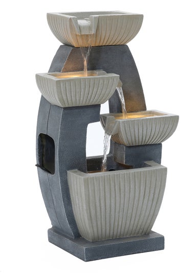 Charles Bentley Elbe Cascading Water Feature (H65cm x W38cm x D26.5cm)