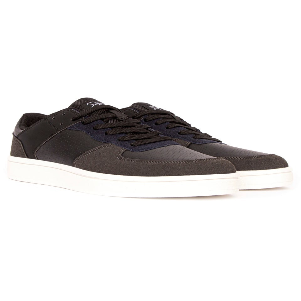Crosshatch  Black  Avelino  Trainers