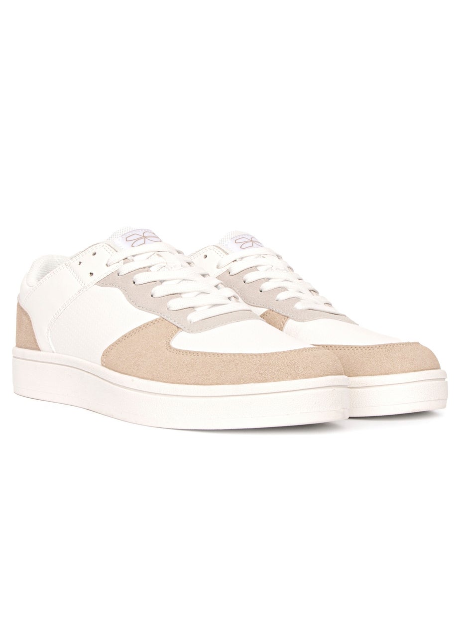 Crosshatch  White  Avelino  Trainers
