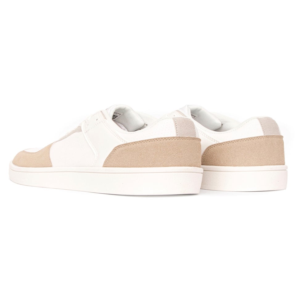 Crosshatch  White  Avelino  Trainers