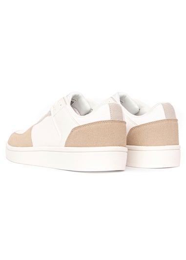 Crosshatch White Avelino Trainers