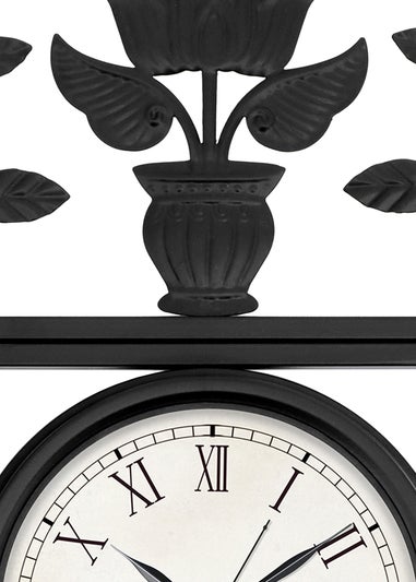 Charles Bentley Rutland Outdoor Triple Faced Wall Clock (H44cm x W66cm)
