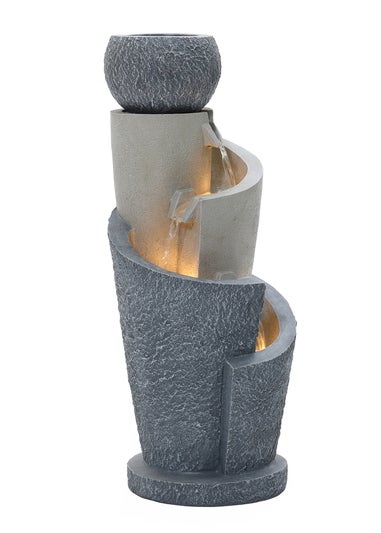 Charles Bentley Seine Cascading Water Feature (H66.5cm x W28cm x D28cm)