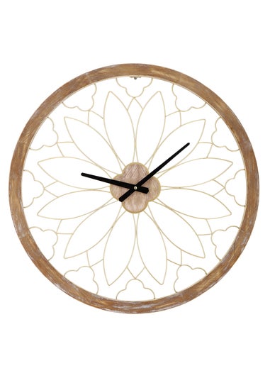 Charles Bentley Ullswater Indoor Outdoor Round Skeleton Wall Clock (Dia. 60cm)
