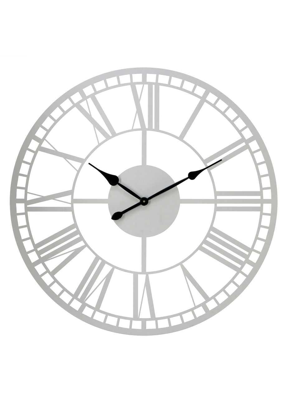 Charles Bentley Malham Indoor Outdoor Round Skeleton Wall Clock (Dia. 90cm)