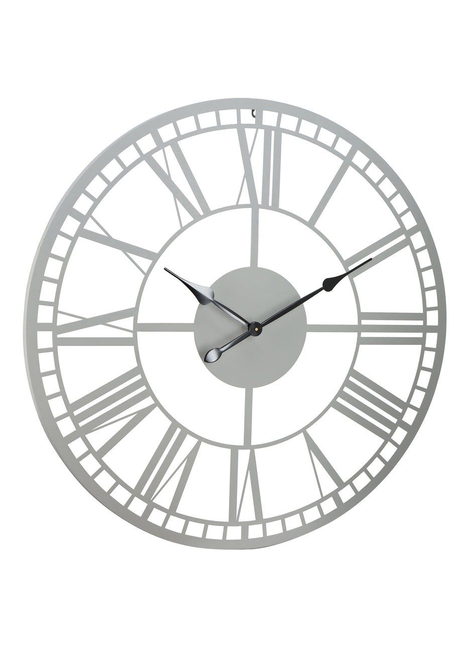 Charles Bentley Malham Indoor Outdoor Round Skeleton Wall Clock (Dia. 90cm)