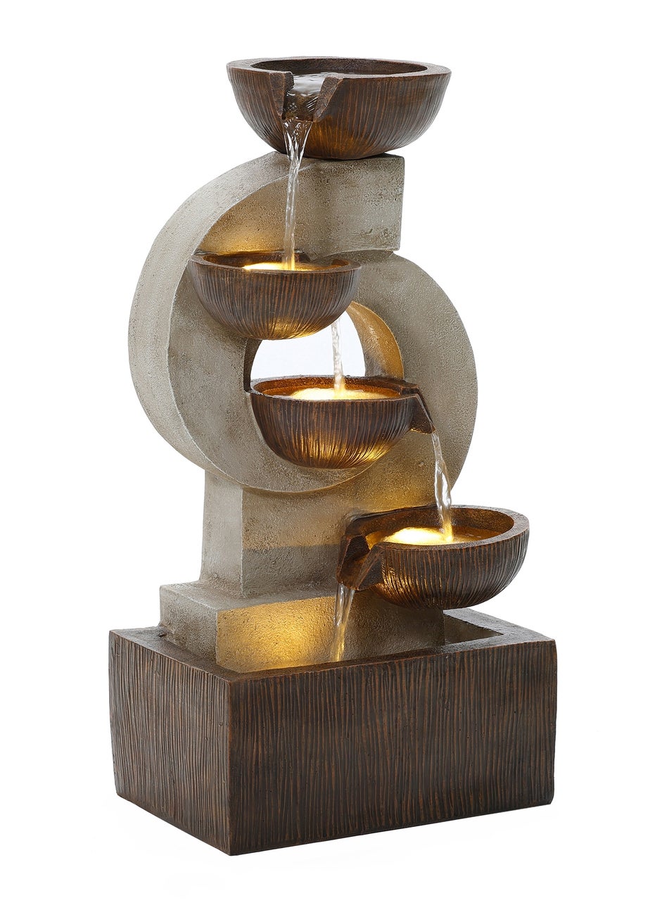 Charles Bentley Nile Cascading Water Feature (H59.5cm x W31cm x D25cm)
