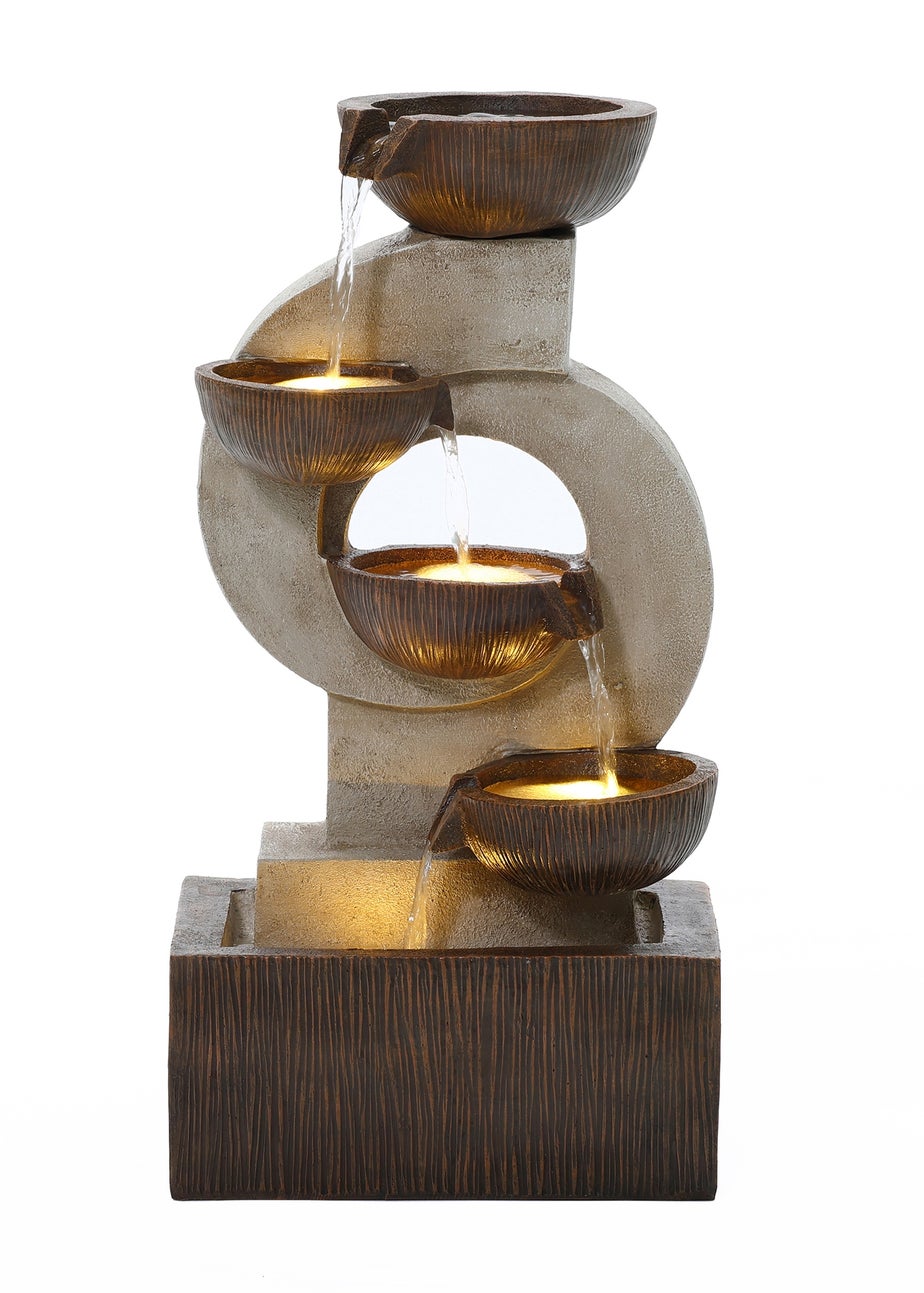 Charles Bentley Nile Cascading Water Feature (H59.5cm x W31cm x D25cm)