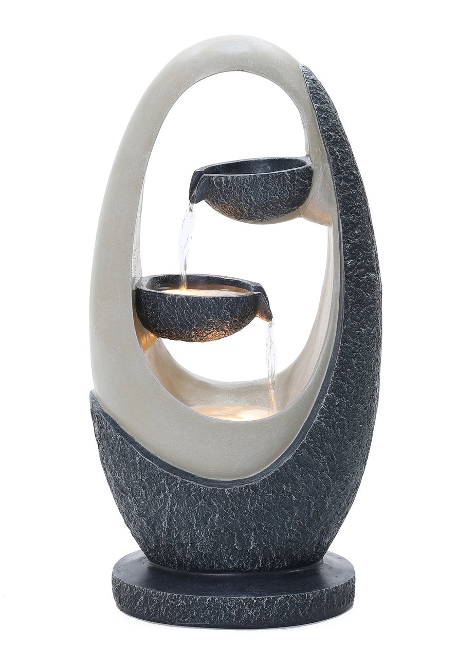 Charles Bentley Loire Cascading Water Feature (H59.5cm x W30cm x D23.5cm)