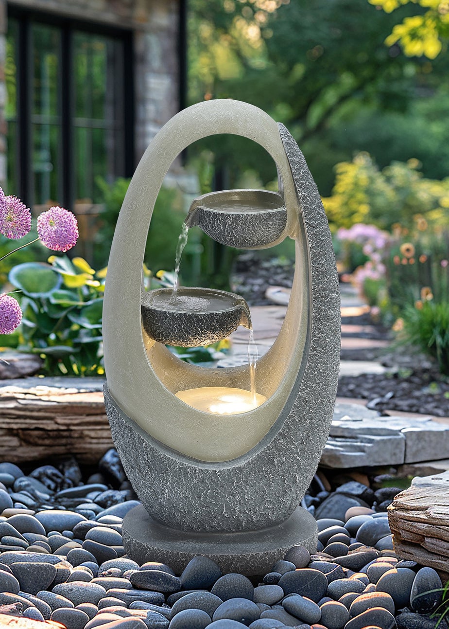 Charles Bentley Loire Cascading Water Feature (H59.5cm x W30cm x D23.5cm)