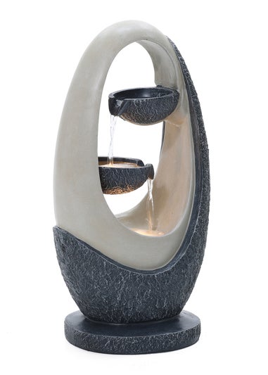 Charles Bentley Loire Cascading Water Feature (H59.5cm x W30cm x D23.5cm)