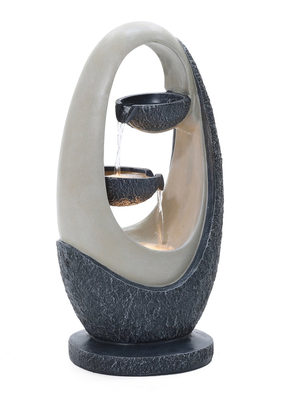 Charles Bentley Loire Cascading Water Feature (H59.5cm x W30cm x D23.5cm)