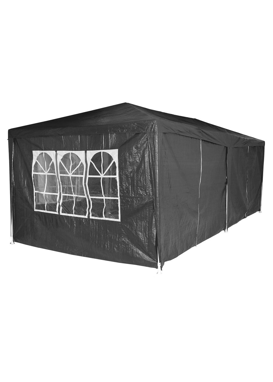 Charles Bentley Party Tent Gazebo Large Showerproof Marquee (D3m x W6m)
