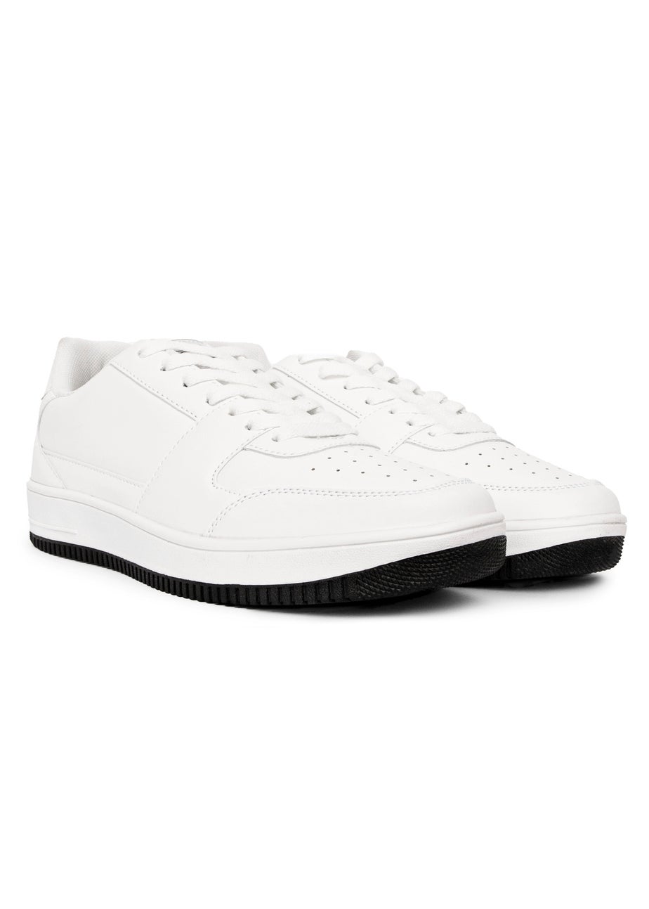 Crosshatch  White  Casimiro  Trainers