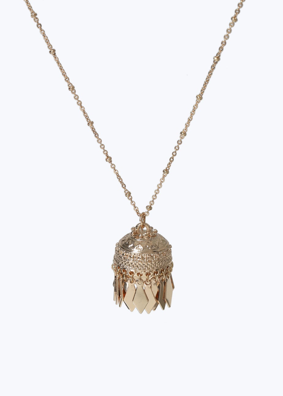 Muse Gold Multirow Necklace