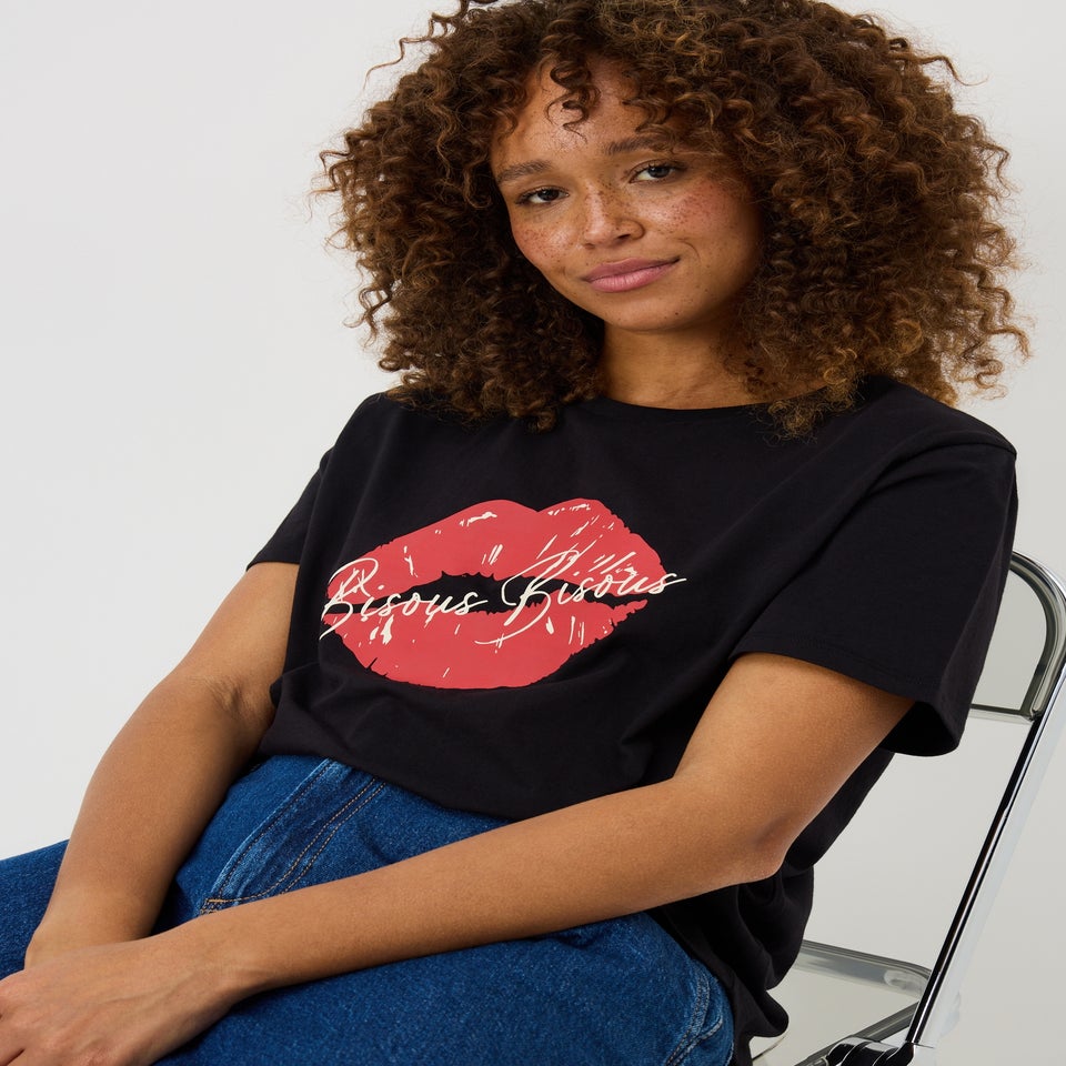 Black Graphic T-Shirt