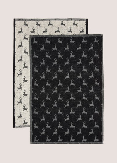 Grey Stag Tea Towels