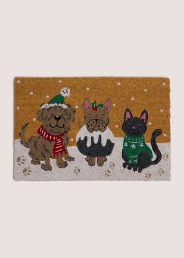 Christmas Dog Doormat