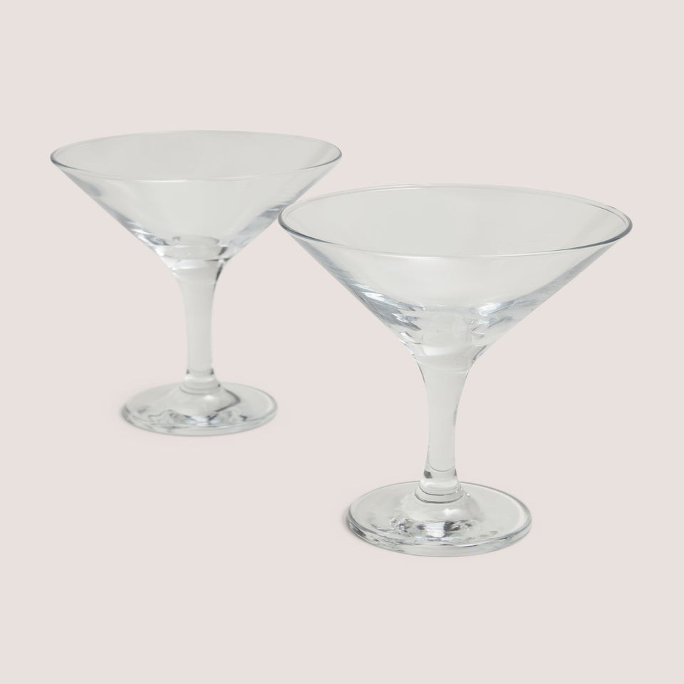 2 Pack Martini Glasses
