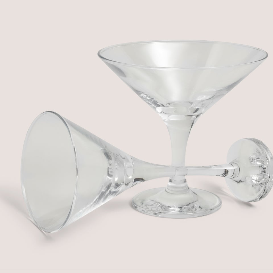 2 Pack Martini Glasses
