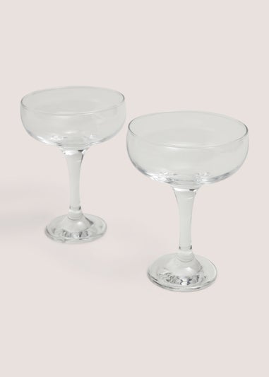 2 Pack Coupe Glasses