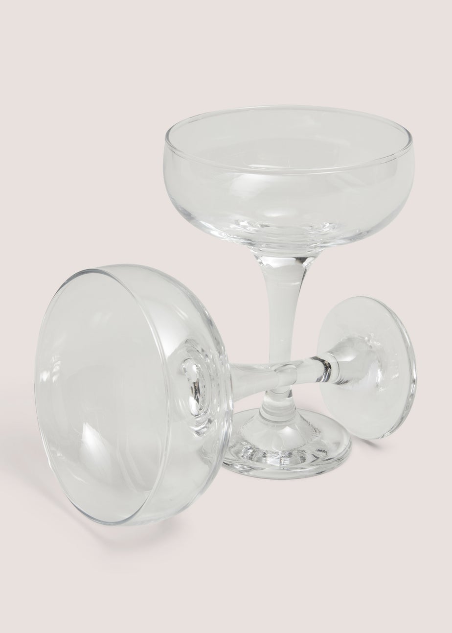 2 Pack Coupe Glasses