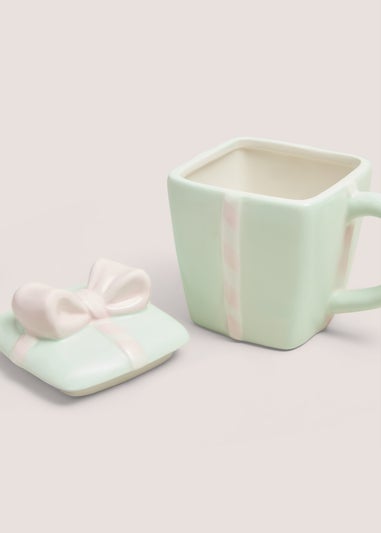 Green Present Mug