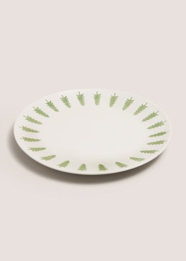 Green Tree Dinner Plate