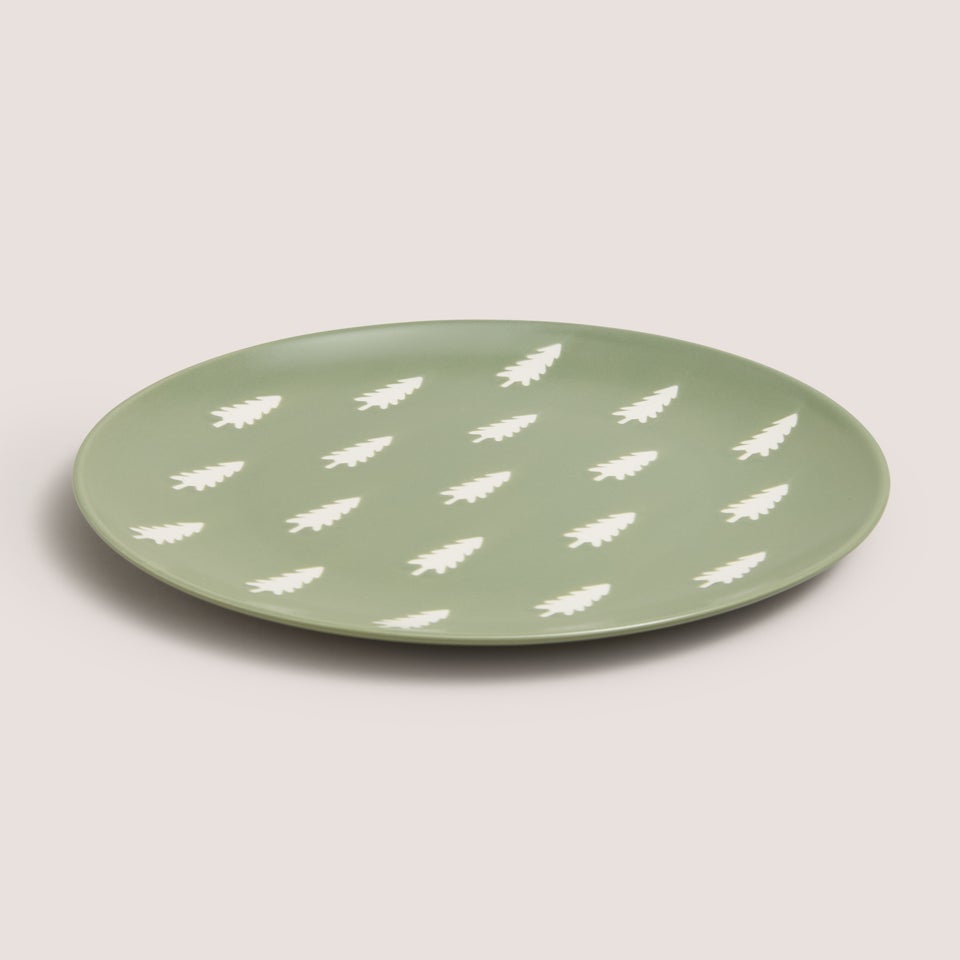Green Tree Side Plate