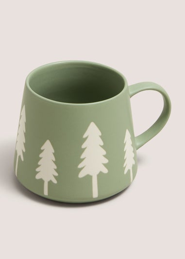 Green Christmas Tree Mug