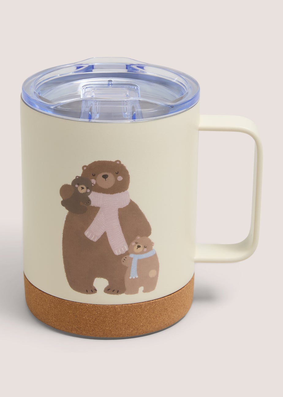 Cream Family Bear Mug