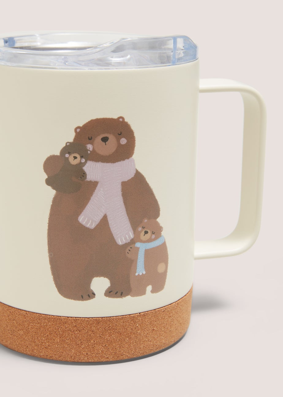 Cream Family Bear Mug