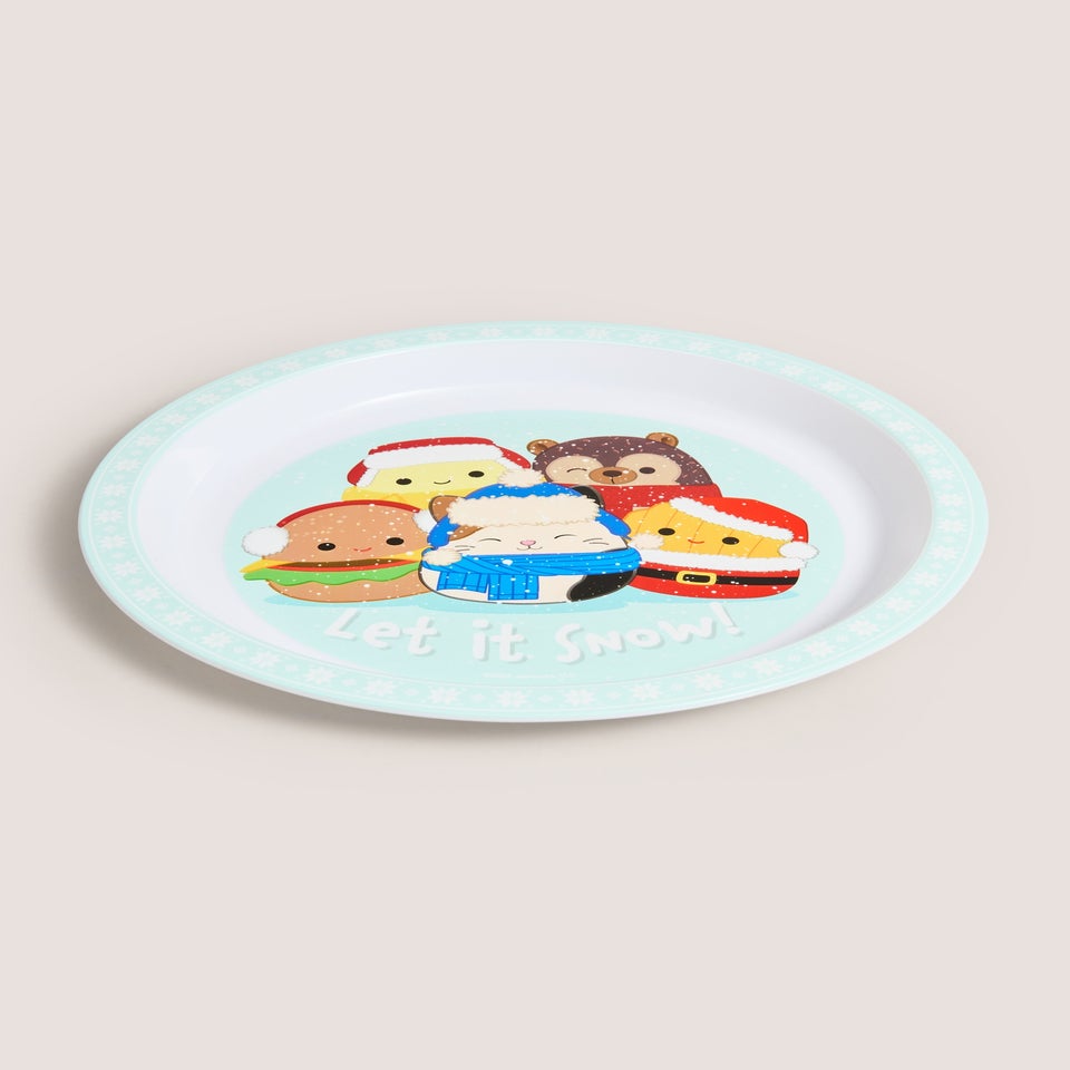 Christmas Squishmellows Let It Snow Plate