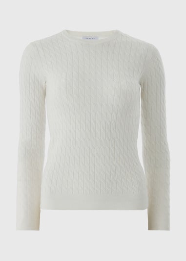 Cream Babycable Jumper