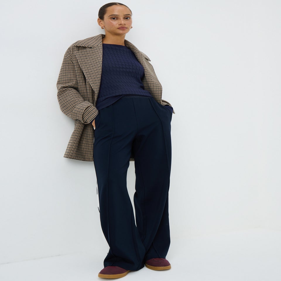 Navy Baby Cable Jumper