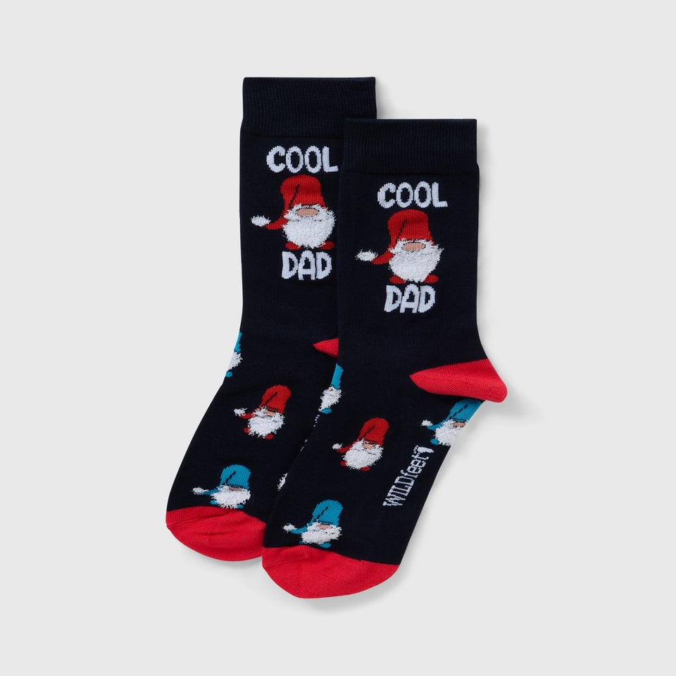 Black Cool Dad Christmas Socks