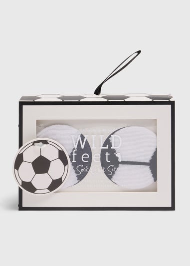 Black Football Boxed Socks