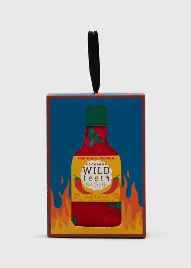 Red Chilli Boxed Socks