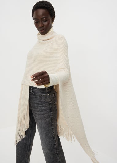 Oatmeal Sequin Shawl