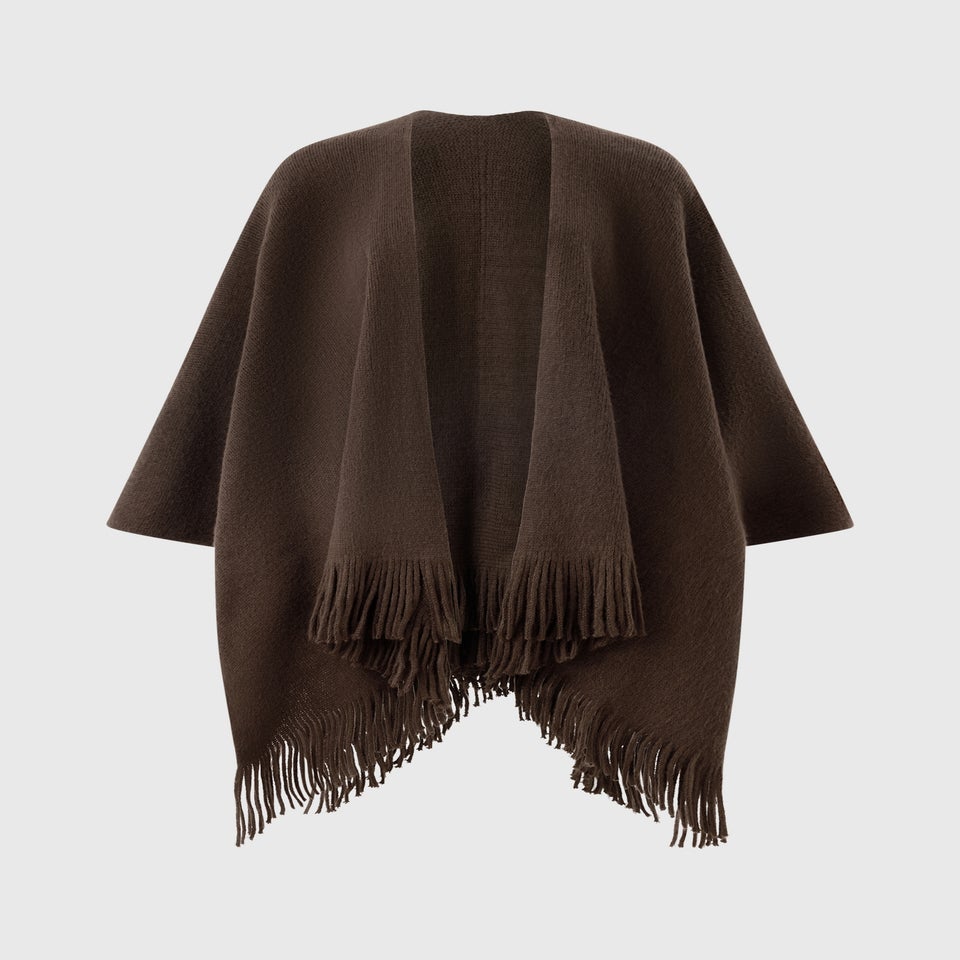 Brown Basic Shawl