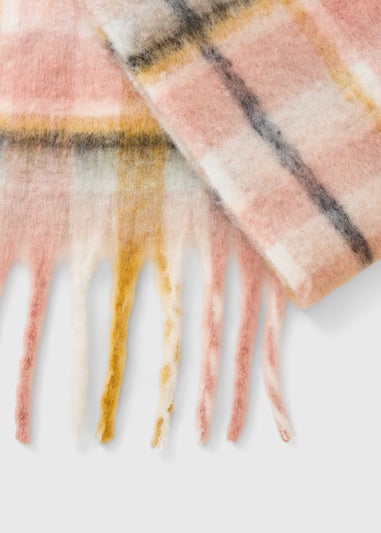 Multicoloured Check Scarf