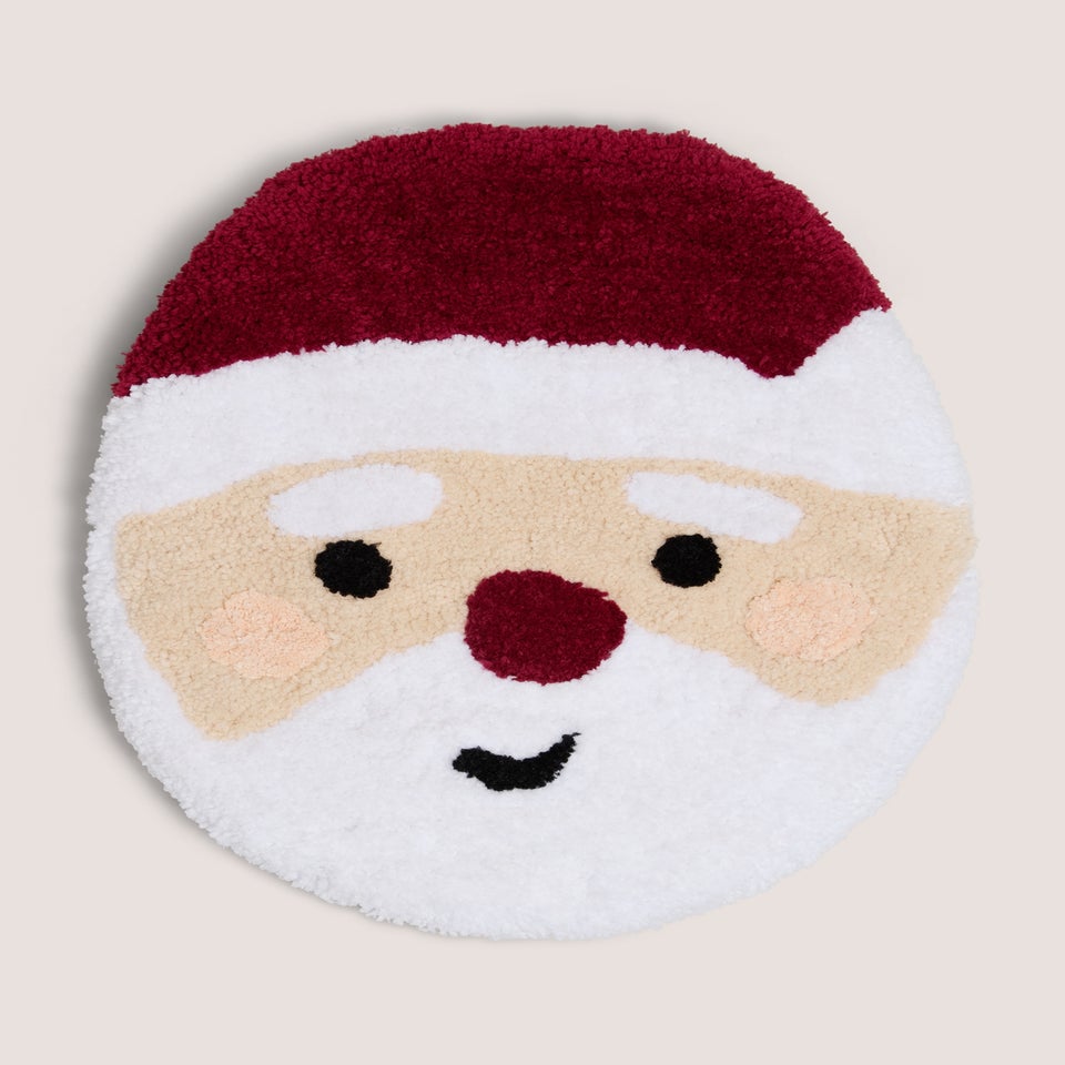 2 Piece Red Santa Toilet Seat Cover