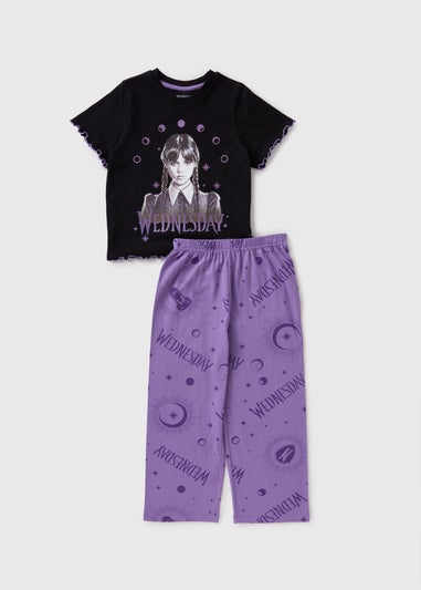 Wednesday Girls Purple Pyjama Set (7-13yrs)