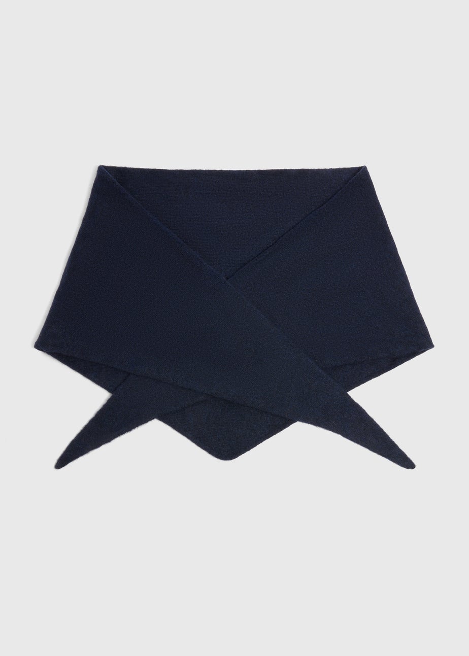 Navy Triangle Scarf