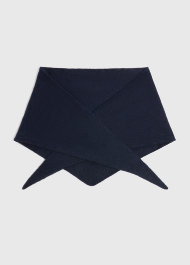 Navy Triangle Scarf