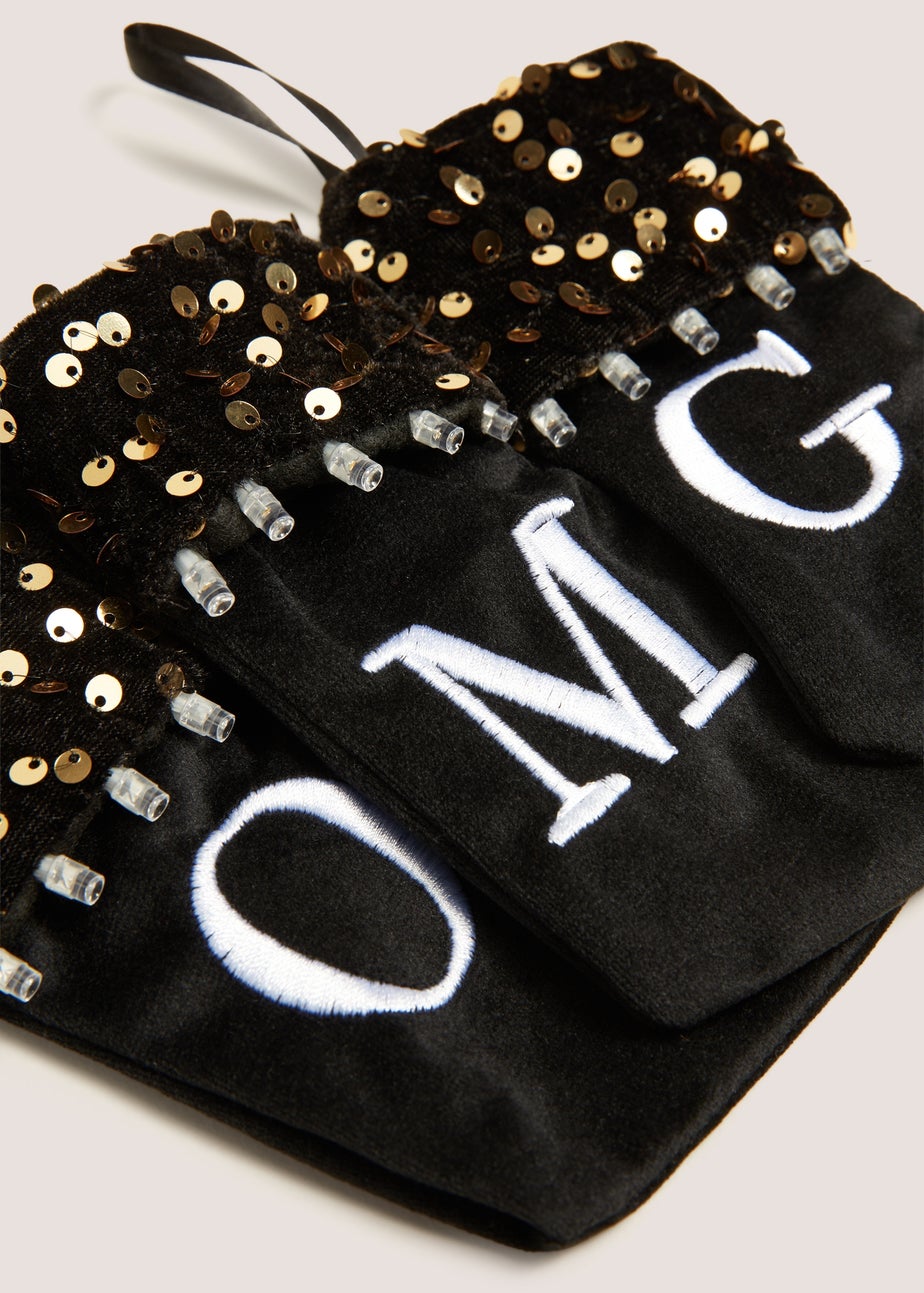 Light Up Alphabet Stocking Tree Decoration