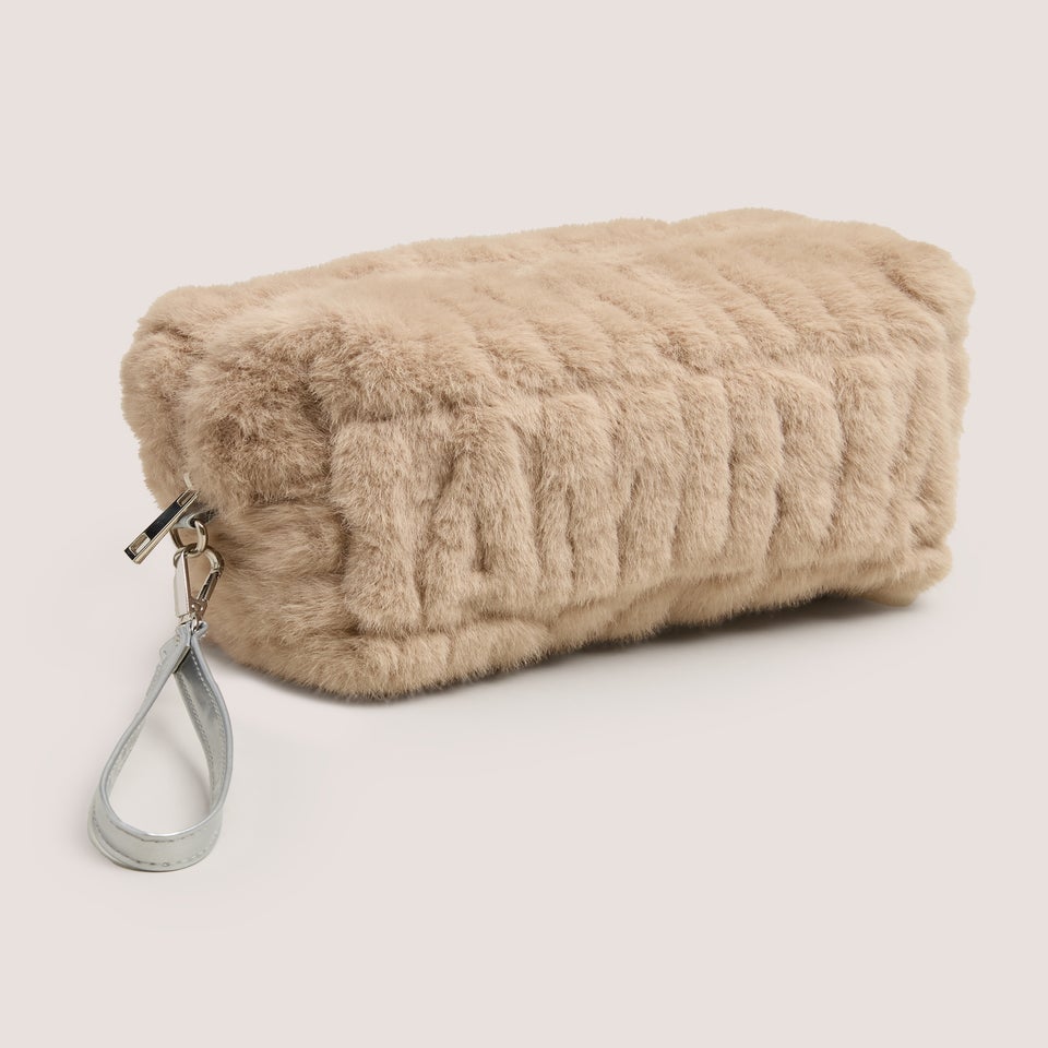 Beige Cosy Makeup Bag